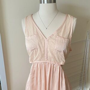 Blush Pink Cut- Out Dress